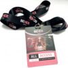 Custom Rigid PVC Event Badges custom printing example