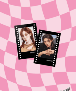 Custom Film-Style Translucent Photocards custom artist merchandise printing example