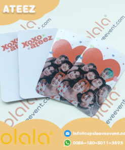 Custom Concert Giveaway Photocards custom artist merchandise printing example