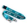 Custom Recycled PET Event Lanyards custom printing example