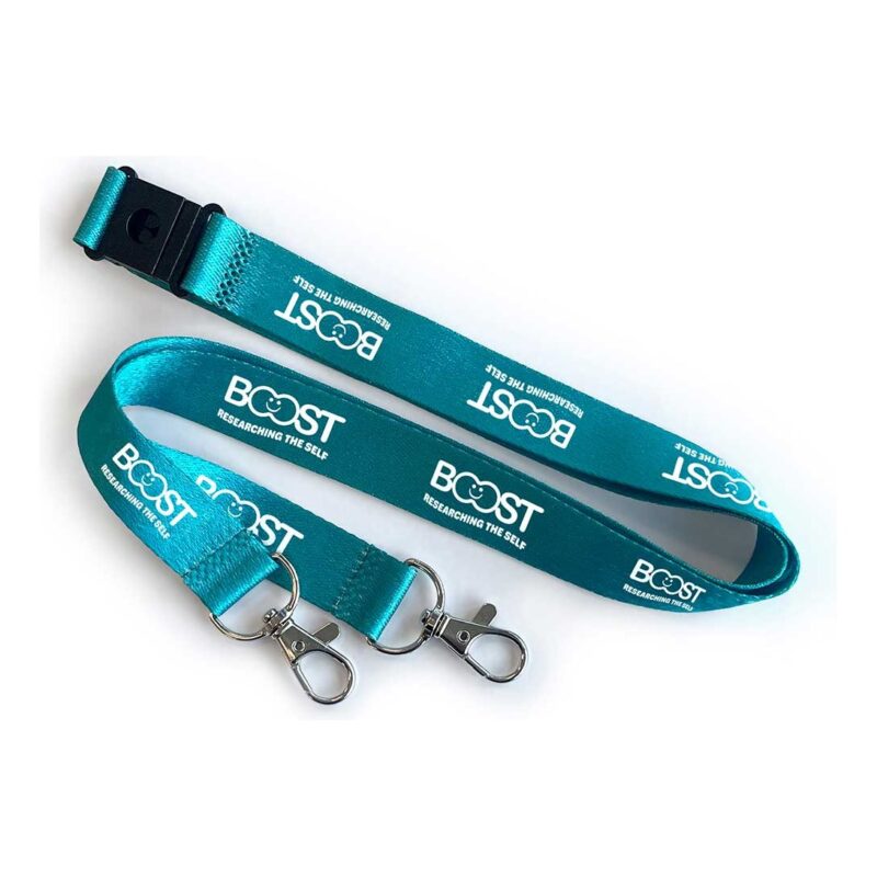 Custom Recycled PET Event Lanyards custom printing example