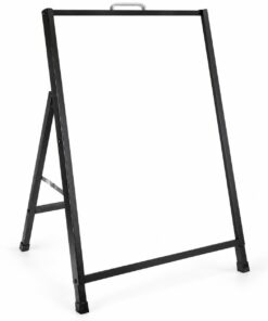 24 x 36 Inch Single-Sided Metal A-Frame Stand - Frame Only