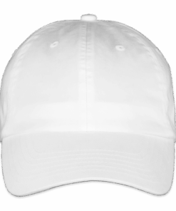 Custom Valucap Bio-Washed Hat – Embroidered in White — undecorated garment