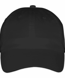 Custom Valucap Bio-Washed Hat – Embroidered in Black — undecorated garment