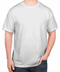 Custom Comfort Colors 100% Cotton T-shirt in White — undecorated garment