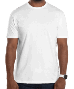 Custom Gildan Softstyle Jersey T-shirt in White — undecorated garment
