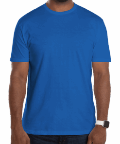 Custom Gildan Softstyle Jersey T-shirt in Royal — undecorated garment