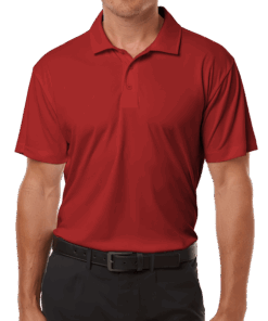 Custom AllPro Interlock UPF 50 Performance Polo – Printed in Red — undecorated garment
