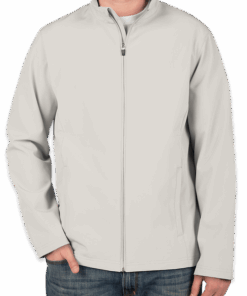 Custom Team 365 Soft Shell Jacket – Embroidered in Sport Silver — undecorated garment