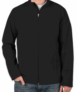 Custom Team 365 Soft Shell Jacket – Embroidered in Black — undecorated garment