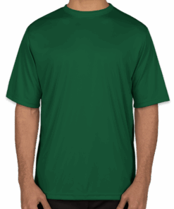 Team 365 Zone Performance Shirt in Sport Forest - undecorated garment