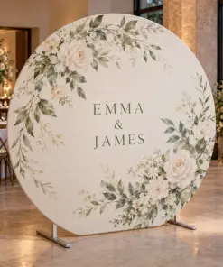 Custom Round Tension Fabric Backdrops
