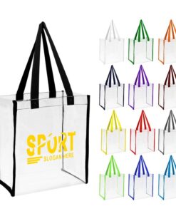 Custom Clear Concert Tote Bags - real product example