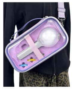 Clear Purple Light Stick Carrying Case - real product example