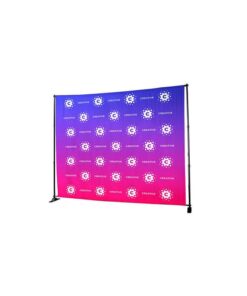 Custom Concert Step & Repeat Backdrop product example