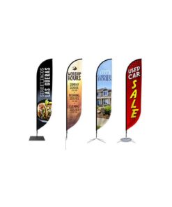 Custom Concert Feather Flags product example