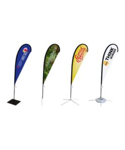 Custom Concert Teardrop Flags product example