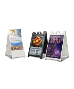 Custom Concert A-Frame Directional Signs product example