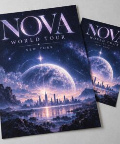 Custom Concert Posters product example