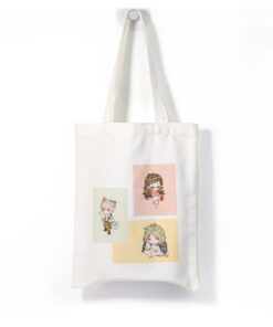 Custom Printed Canvas Fan Tote Bags - real product example