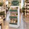 Custom 3-Tier Cardboard Floor Displays - example customer design