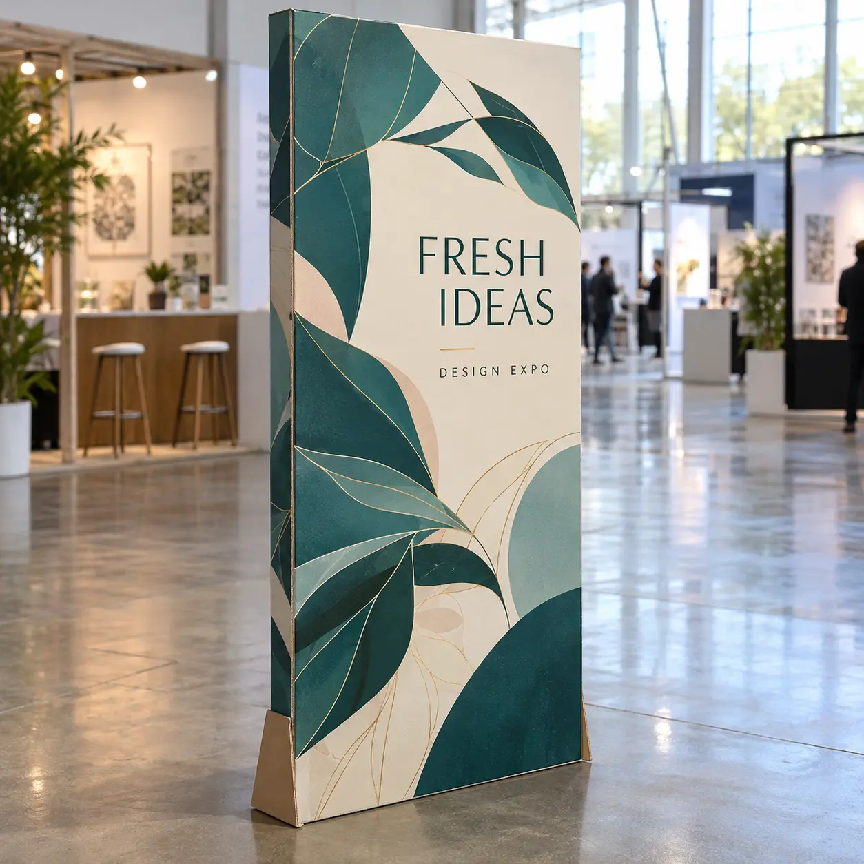 Custom Double-Sided Cardboard Totem Displays - example customer design