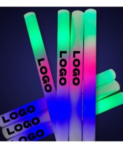 Custom 360° Full-Color Printed LED Foam Sticks illustrative product photo