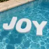 18-inch White Floating Pool Letters