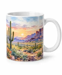 Custom 11 oz Ceramic Photo Mugs - example custom printing