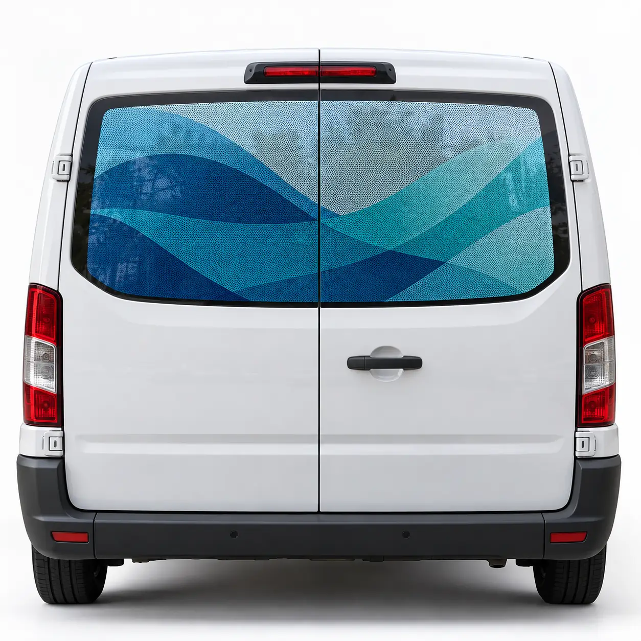 Custom Perforated Vehicle Window Graphics - example custom printing