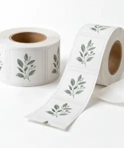 Custom Square Roll Labels - example custom printing