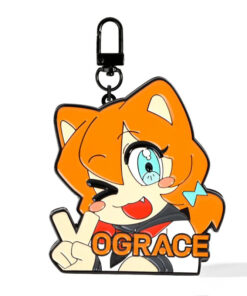 Custom Hard Enamel Metal Keychains actual product photo