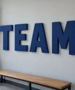 24-inch Navy Blue Wall Letters