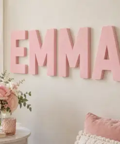18-inch Blush Pink Wall Letters