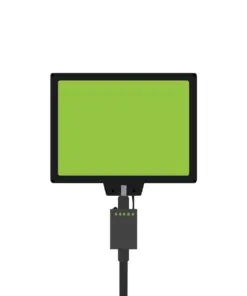 Custom 14-inch Rectangular LED Fan Sign - Product view 1