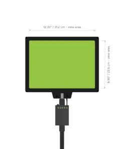Custom 14-inch Rectangular LED Fan Sign - Product view 3