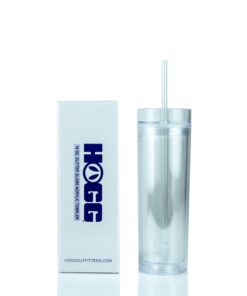 Custom Clear Fan Photo-Wrap Skinny Tumbler - 16 oz