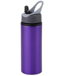 Custom Fan Aluminum Straw Bottle - 24 oz - sample printed design