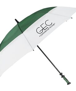 Custom Large Outdoor Fan Umbrella - 62 inch Arc - sample printed design