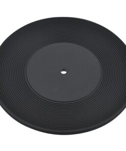 Custom Vinyl Record Fan Coaster - 4 inch - sample printed design