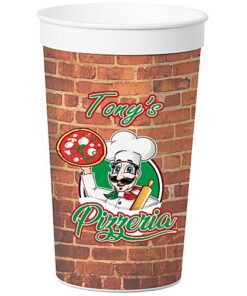 Custom Full Color Fan Stadium Cup - 22 oz - sample printed design