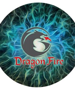 Custom Round Fan Mouse Pad - 8 inch - sample printed design