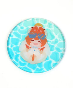 Custom Acrylic Fan Art Coasters - sample printed design
