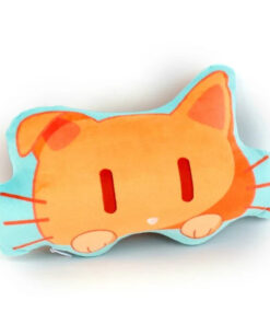 Custom Character Shaped Fan Pillow - sample printed design