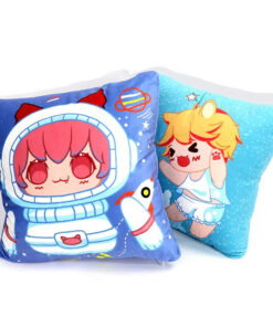 Custom Square Fan Photo Pillow - sample printed design