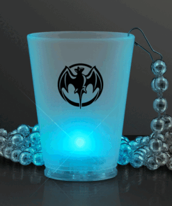 Custom 1.5 oz LED Shot Glass Necklaces - product example