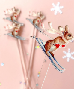 Custom printed acrylic drink stirrers - illustrative design reference