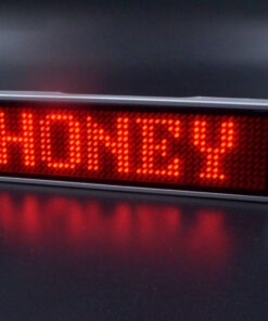 Custom Bluetooth Programmable LED Name Badges - product reference example