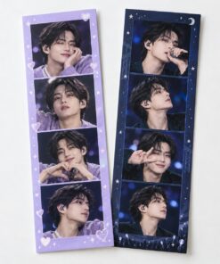 Custom concert photo strips - original illustration of fictional artists, no supplier contact details