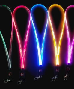 Custom Engraved Light-Up LED Lanyards - product reference example
